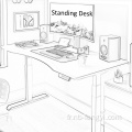 2022 Hot Sale Standingdesk Large Working Desk